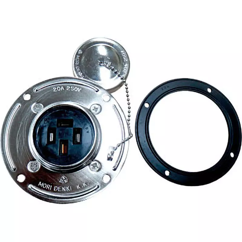 Daikokuya Holdings Waterproof Outlet 20 Amp Current 250 Voltage, 5942