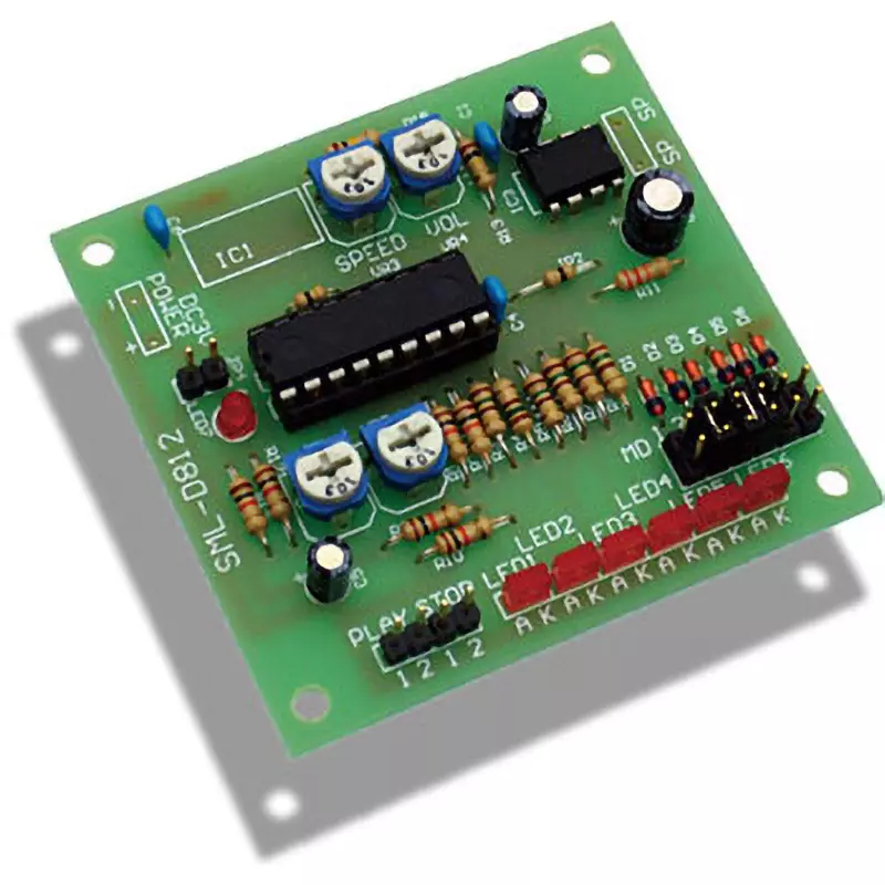 Wonder Kit Super Melody IC Kit Approx. 150 (at 3 V DC) Operating Current 15μA to 2 mA (DC3V) Standby Current, SML-D812