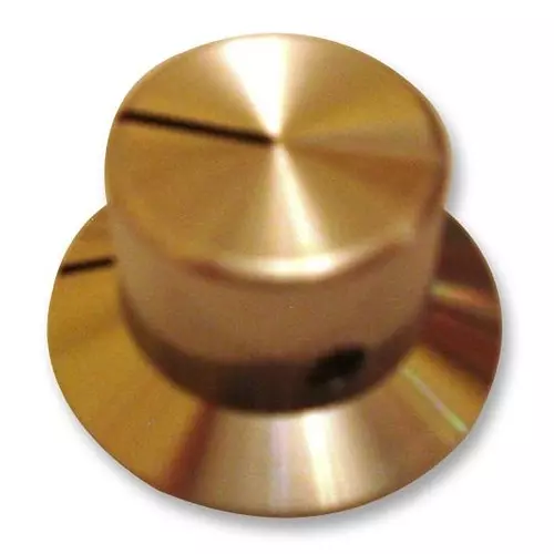 Multicomp KNOB, AL, 19/28.5MM, SILVER, 6.4MM, KB00028