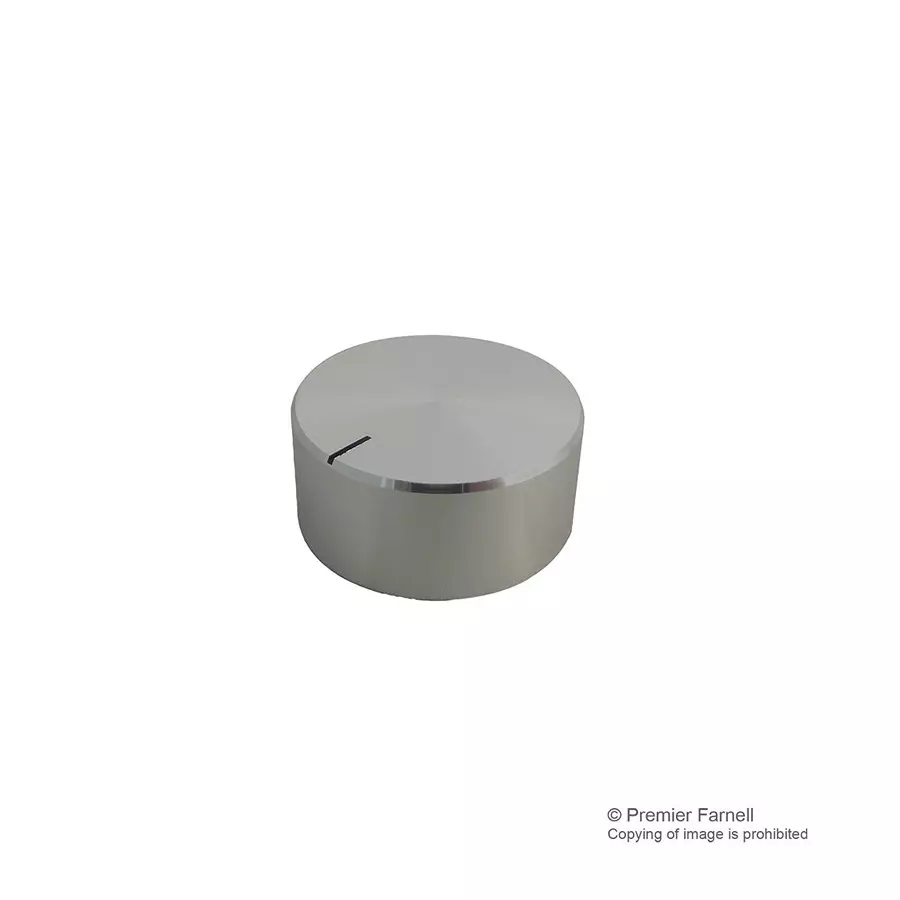 Multicomp KNOB, ALUMINIUM, SPUN, 32MM, 32S-2D