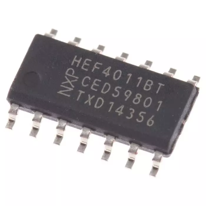 Nexperia Quad 2-Input NAND Logic Gate, 14-Pin SOIC, HEF4011BT,652