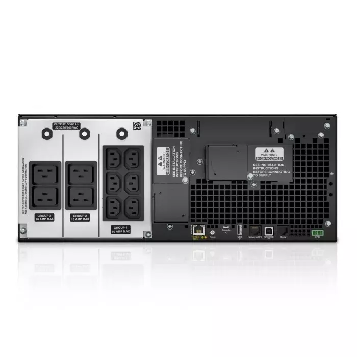 APC 230V Input Rack Mount UPS, 6000VA (6kW), SRT6KRMXLI-6W
