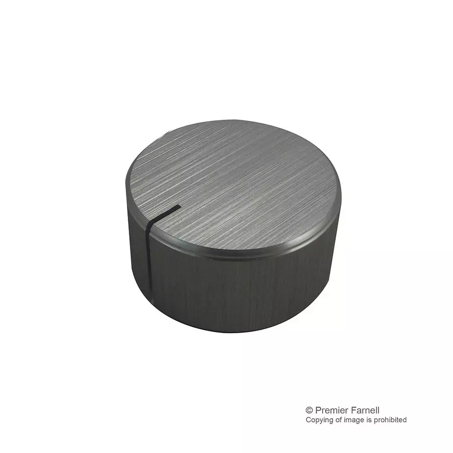Multicomp KNOB, ALUMINIUM, 28MM, 28H-2D-A