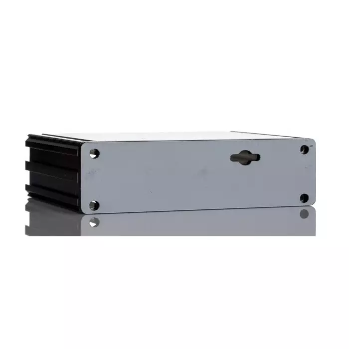RS Pro AluminiumCase for use with Raspberry Pi 4 in Black