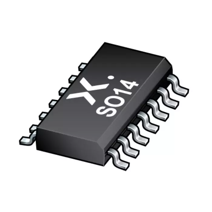 Nexperia Quad 2-Input NAND Schmitt Trigger Logic Gate, 14-Pin SOIC, 74LVC00AD,112