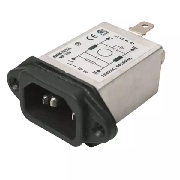 EMIS MF 300 Single Phase EMI Filter 16 A Current Rating and 250 V AC Operating Voltage, S300000016S
