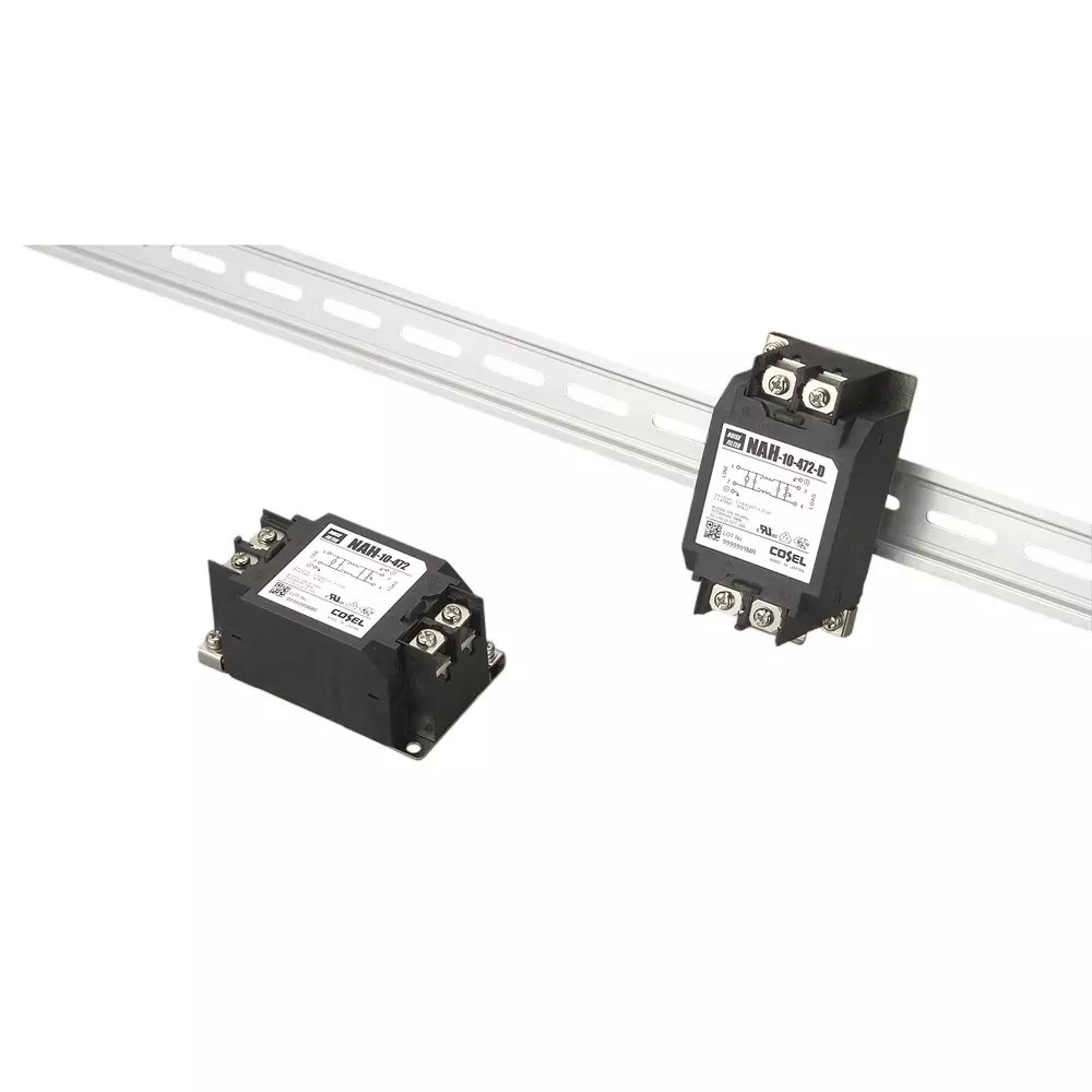 Cosel Noise Filter 30 Amp Current 100 mohm at 500 V DC Insulation Resistance, NAH-30-222-D