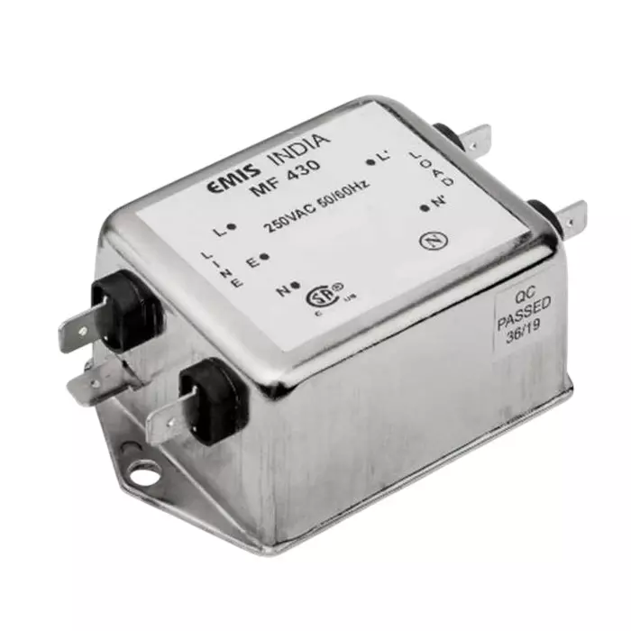 EMIS MF 430 Single Phase EMI Filter 40 A Current Rating and 250 V AC Operating Voltage, S430000040N