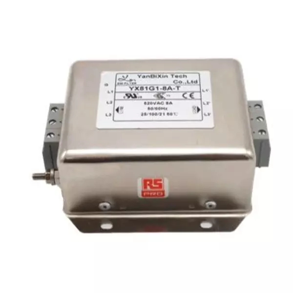 RS PRO Power Line Filter 1 mΩ Resistance Chassis Mount, 2378739