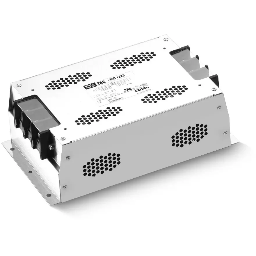 Cosel Noise Filter 150 Amp Current 100 mohm at 500 V DC Insulation Resistance, TAC-150-103-U
