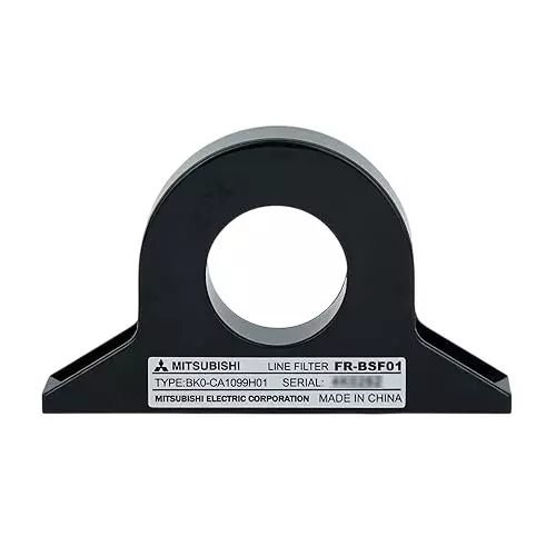 Mitsubishi Electric Line Noise Filter FR Series Black Color for Inverter, FR-BSF01