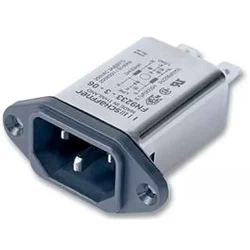 SCHAFFNER - TE CONNECTIVITY Filter, Iec, 3A, Fn9233-3-06