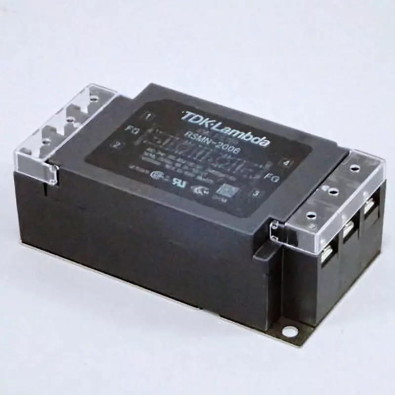 TDK-LAMBDA Noise Filter 6 Amp Current 100 mohm at 500 V DC Insulation Resistance, RSMN-2006