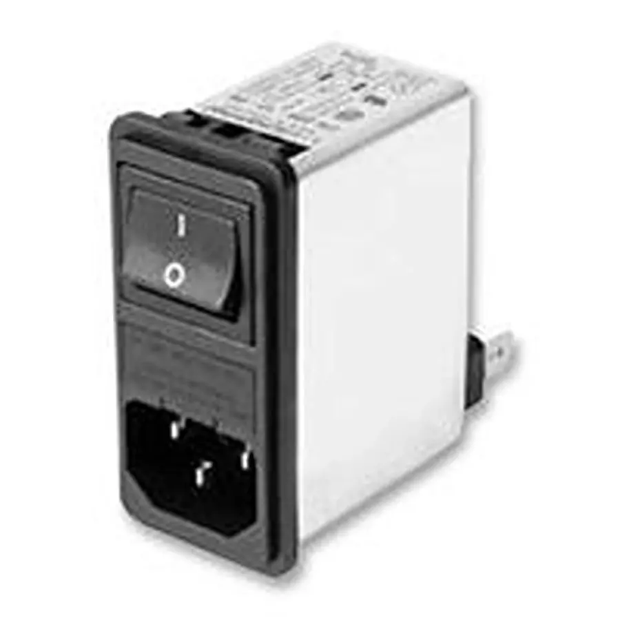 SCHAFFNER - TE CONNECTIVITY Pem Filter 2 Fuse 1A Snap Fit, Fn286-1-06