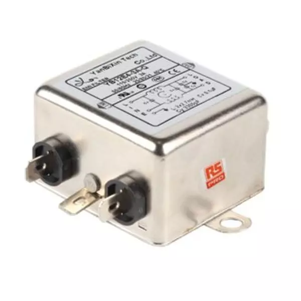 RS PRO Power Line Filter 1 mΩ Resistance Chassis Mount, 2378703 (Pack of 108 Pcs)