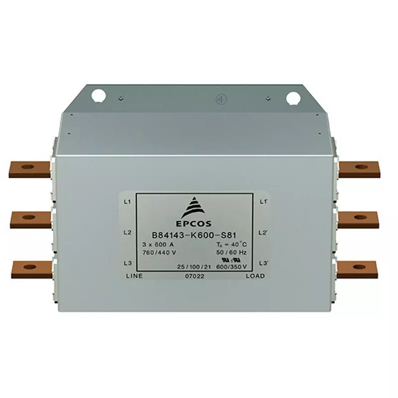 TDK-LAMBDA EMC Filter 250 Amp Rated Current, B84143K0250S081