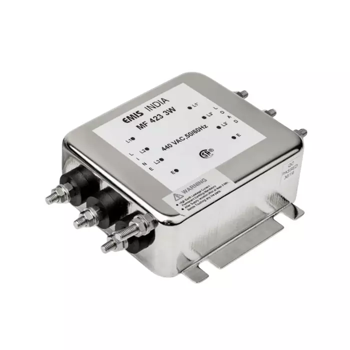 EMIS MF 423 Three Phase EMI Filter General Type 10 A Current Rating and 250 V AC Operating Voltage, S3W0000010S