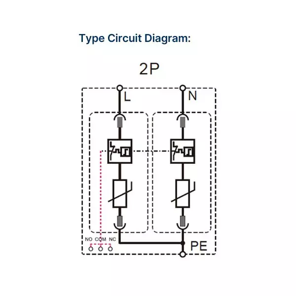 emis-single-phase-surge-protector-2-pole-20-40-ka-discharge-current-and-250-to-275-v-ac-operating-voltage-ssp2406