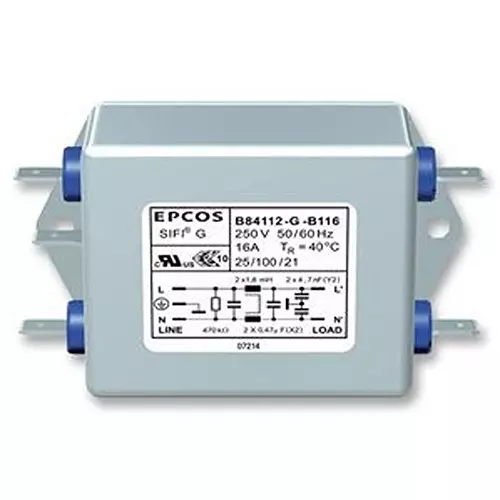 EPCOS Filter, 16A, Sifi G, B84112G0000B116