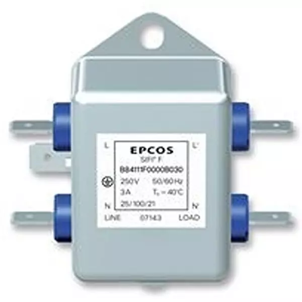 EPCOS Filter, 6A, Sifi F, B84111F0000B060