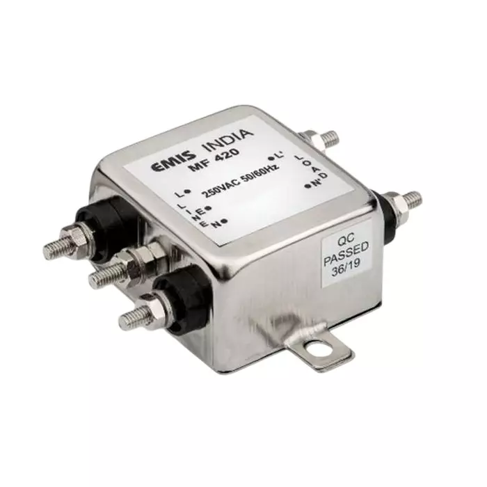 EMIS MF 420 Single Phase EMI Filter 16 A Current Rating and 250 V AC Operating Voltage, S420000016S