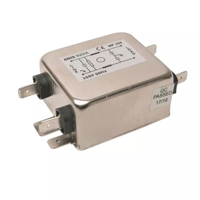 EMIS MF 422 Two Phase EMI Filter 100 A Current Rating and 250 V AC Operating Voltage, S422000100N