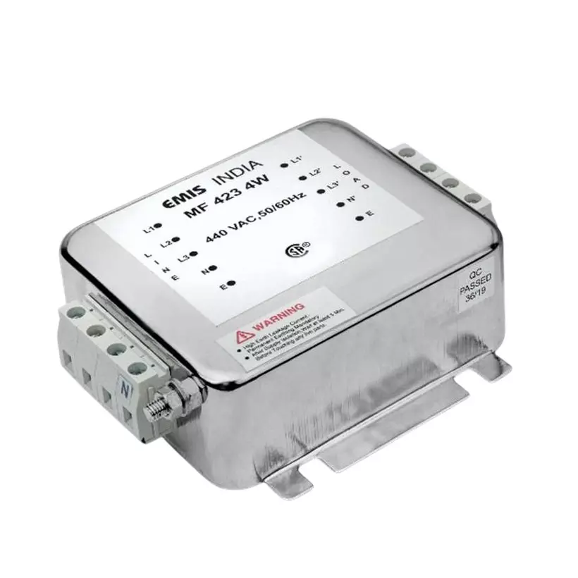 EMIS MF 423 Three Phase EMI Filter 10 A Current Rating and 250 V AC Operating Voltage, S4W0000010S