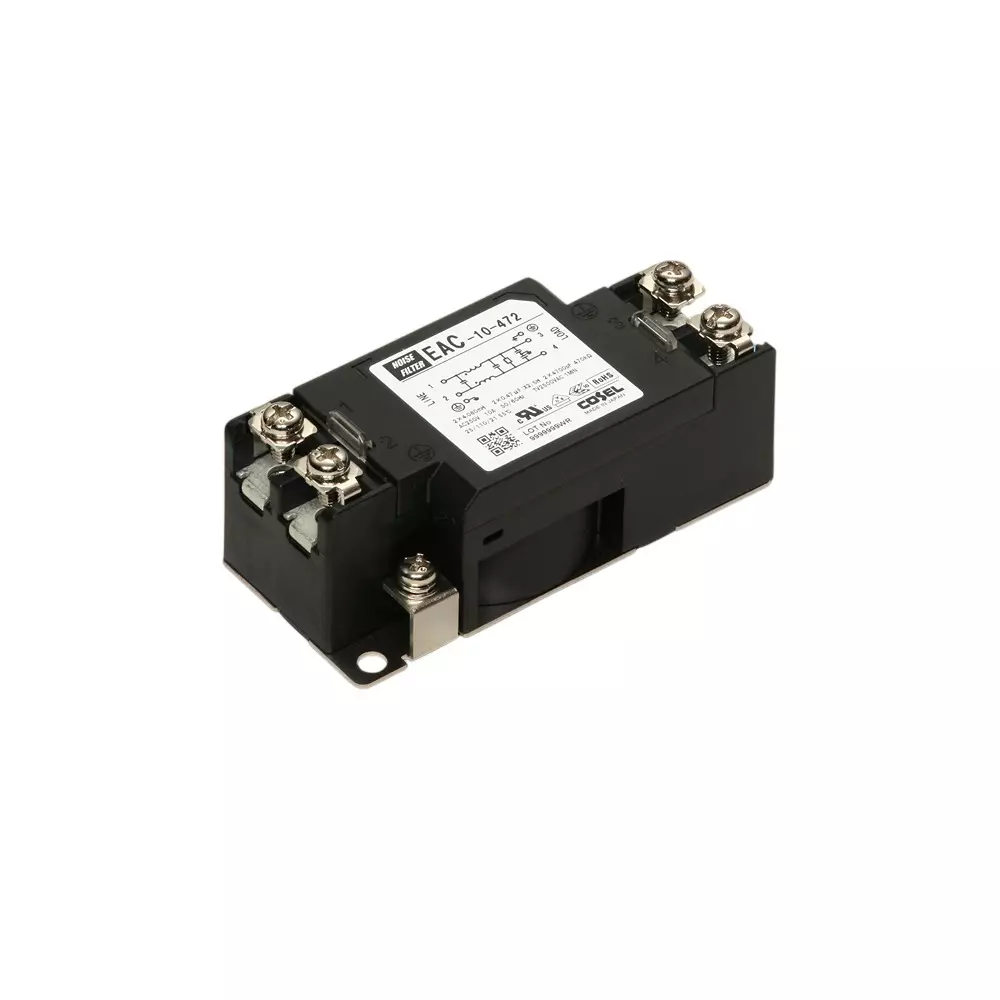 Cosel Noise Filter Screw Terminal 3 Amp Rated Current, EAC-03-681