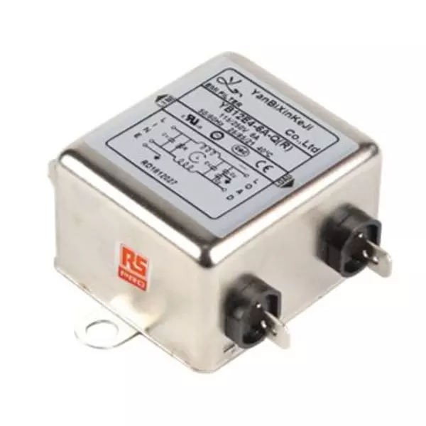 RS PRO Power Line Filter 1 mΩ Resistance Chassis Mount, 2378706