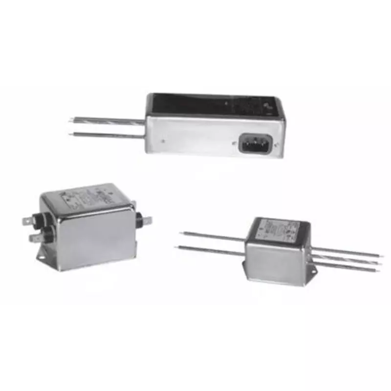 TE CONNECTIVITY RFI Filter 6 Rated Current Flange Mount Mounting -10℃ Minimum Operating Temperature, 6EQ1 (Pack of 8)
