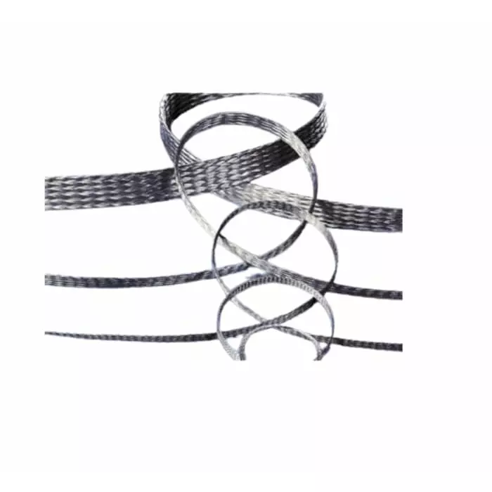PMA Braided Sleeving Conduit 20 mm Nominal Diameter Tin Plated Copper Metallic 100 m Length, F.CU.20
