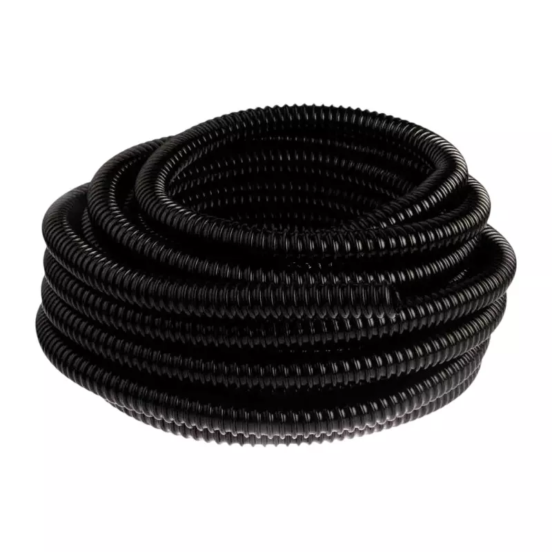 Octatech Electricals PG-13 Flex Conduit Polyamide 6 Body, 18.5 mm Outside Diameter and 30 mm Bending Radius, Black, OTC-14 (Roll of 50 m)