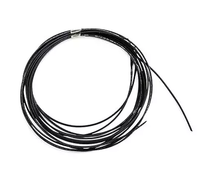 NBR Heat Shrink Tube Sleeve Polyolefin 5 m Length for Insulation of Elecrical and RF Wiring, Black