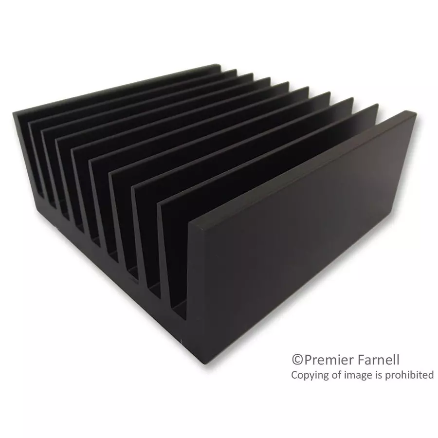 FISCHER ELEKTRONIK HEAT SINK, 100MM, 1.4°C/W, SK 92/100 SA