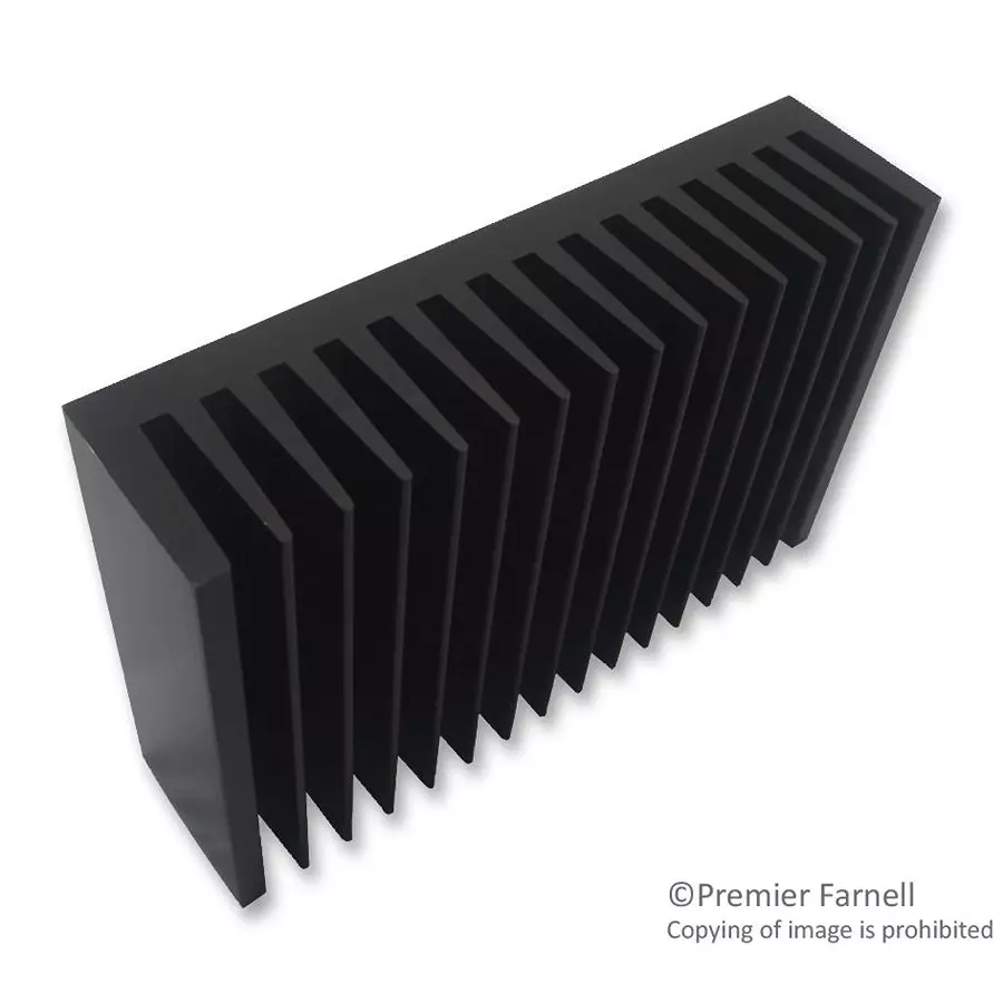 FISCHER ELEKTRONIK HEAT SINK, 100MM, 0.9°C/W, SK 85/100 SA