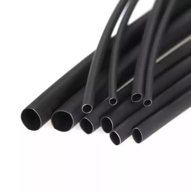 WOER Heat Shrink Tube 4 mm Polyolefin Black (400 m Roll)