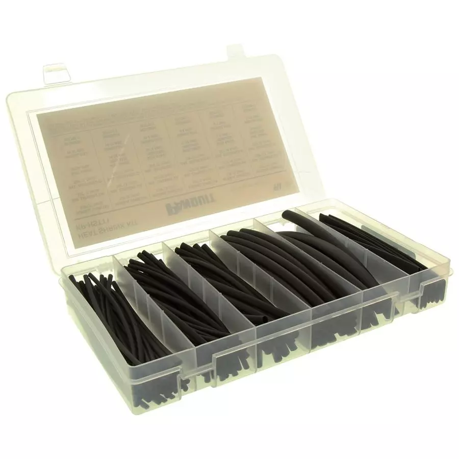 PANDUIT Heat Shrink Tubing Assortment Kit, 126 Pieces, Kp-Hstt1
