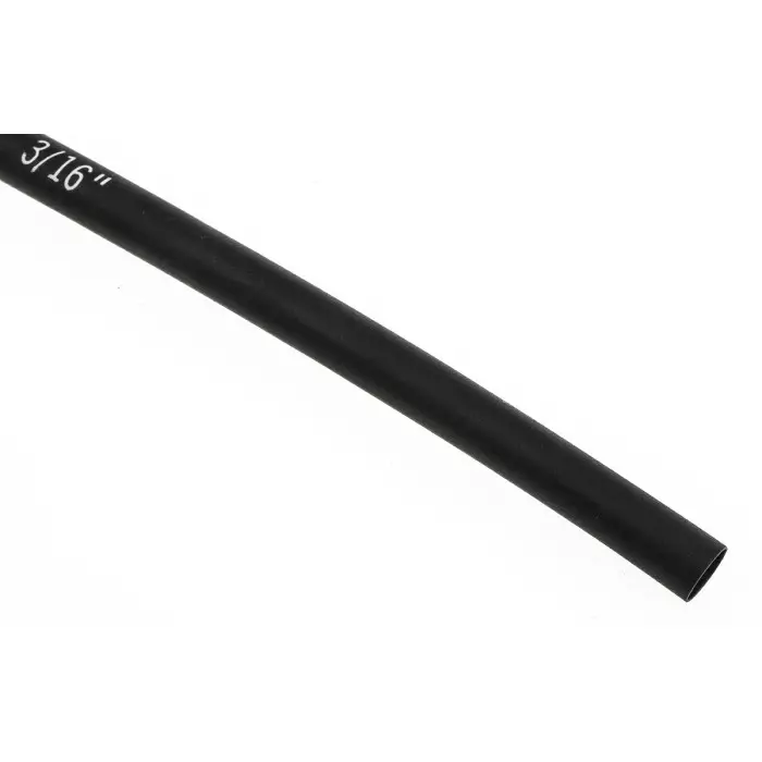 Alpha Wire Heat Shrink Tubing Black 1.17 mm Sleeve Dia.x152 mm Length 2:1 Ratio, F221MS/1 BK032