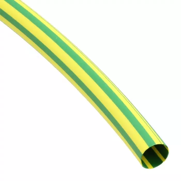 Alpha Wire Heat Shrink Tubing Green Yellow 19 mm Sleeve Dia.x76 m Length 2:1 Ratio, F2603/4 GY003