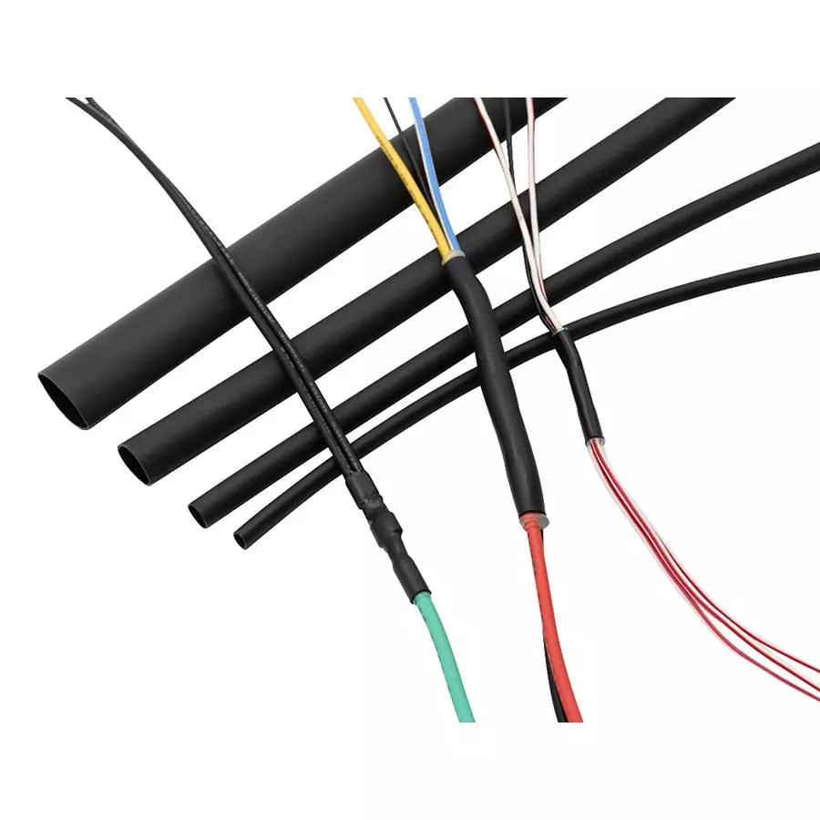MULTICOMP PRO Adhesive Lined Heat Shrink Tubing HEAT SHRINK TUBING, 4MM, 4:1, BLK, 1.22M, PP001983