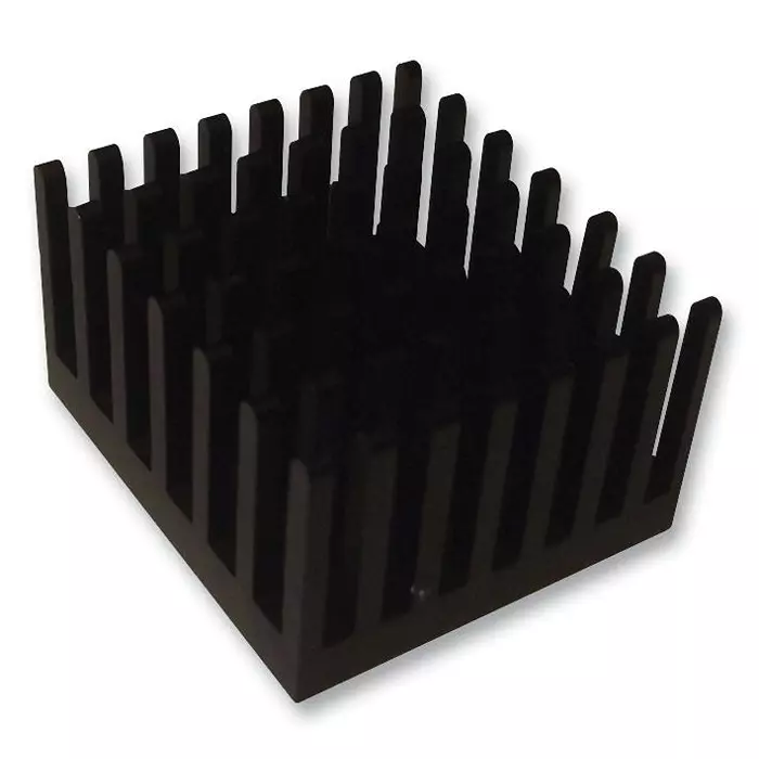 FISCHER ELEKTRONIK LED HEATSINK, WITH PINS, SQUARE, ICK PGA 11 X 11