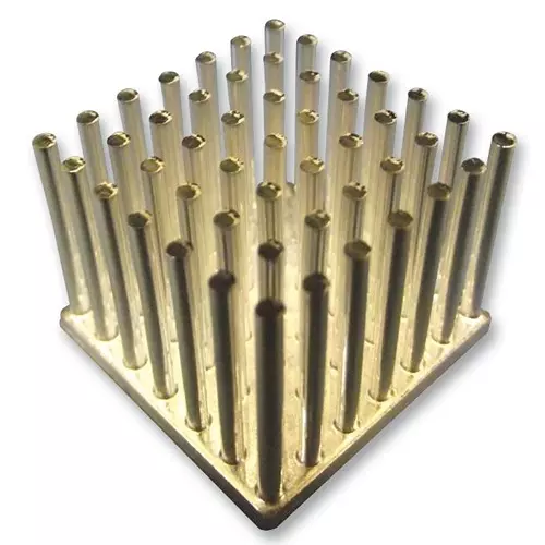 FISCHER ELEKTRONIK LED HEATSINK, WITH PINS, SQUARE, ICK S 25 X 25 X 18,5