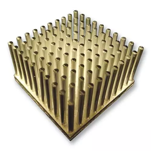 FISCHER ELEKTRONIK LED HEATSINK, WITH PINS, SQUARE, ICK S 40 X 40 X 20