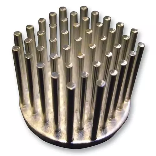 FISCHER ELEKTRONIK LED HEATSINK, WITH PINS, ROUND, ICK S R 28,5 X 18,5