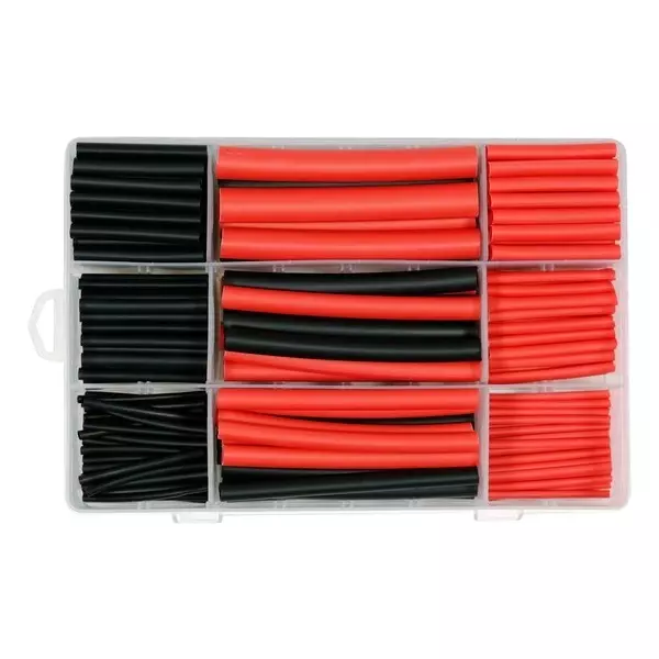 Yato 270 Pcs Heat Shrinkable Tubes With Glue 12 Mixed Size and 125°C Working Temperature, YT-068671