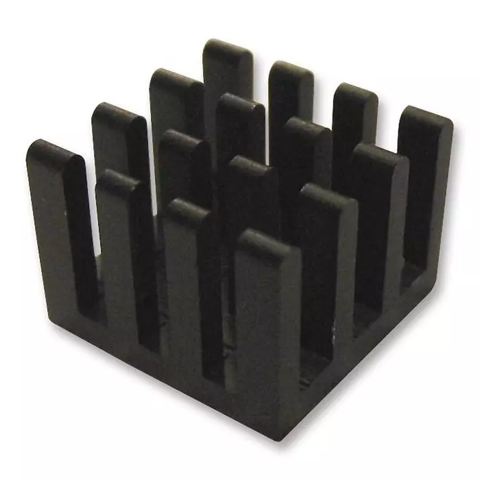 FISCHER ELEKTRONIK LED HEATSINK, WITH PINS, SQUARE, ICK BGA 14 X 14 X 10