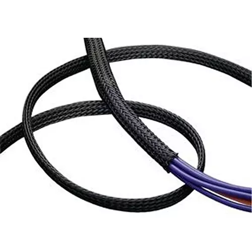 RAYCHEM - TE CONNECTIVITY Sleeving, Expandable 12.7Mm, Black/White Tracer,, Per M, Versaflex-Fr-1/2-09-Sp (Pack of 150)