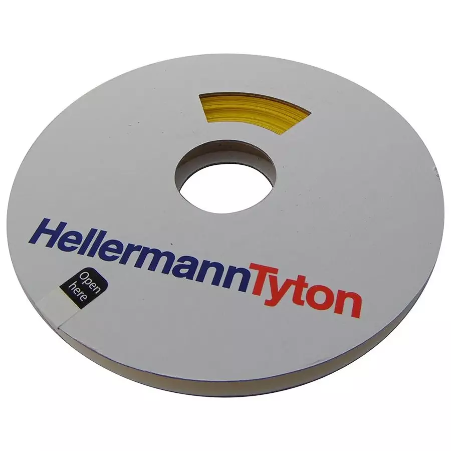 HELLERMANNTYTON Heat-Shrink Tubing, 3:1, Yellow