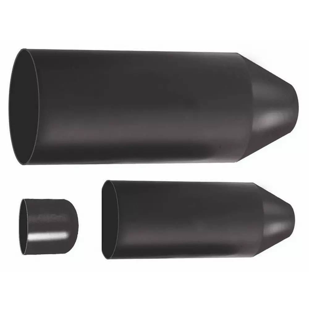 RS PRO Heat Shrink Sleeving Polyolefin 16 mm Dia 85 mm Length Black, 136133 (Pack of 5 Pcs)