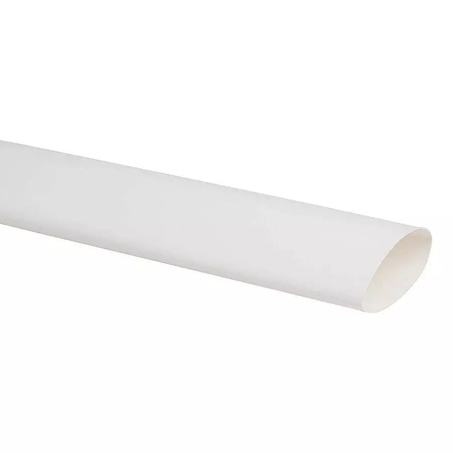 MULTICOMP PRO Standard Heat Shrink Tubing HEAT SHRINK TUBING, PVC, WHITE, 100FT, 1697 (Pack of 100)